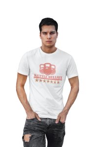 Kettle Bellion Round Neck Gym Tshirt (White Tshirt) - Clothes for Gym Lovers - Foremost Gifting Material for Your Friends and Close Ones