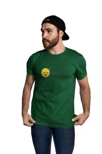 Sleeping Emoji T-shirt (Green) - Clothes for Emoji Lovers - Suitable for Fun Events - Foremost Gifting Material for Your Friends and Close Ones
