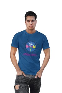 Gym, Fitness Healthy, Round Neck Gym Tshirt (Blue Tshirt) - Clothes for Gym Lovers - Suitable for Gym Going Person - Foremost Gifting Material for Your Friends and Close Ones