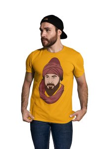 Ertugrul gazi - Yellow - The Ertugrul Ghazi - 100% cotton t-shirt for Men with soft feel and a stylish cut