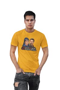 Ishq Imaan ki tarha hai - Yellow - The Ertugrul Ghazi - 100% cotton t-shirt for Men with soft feel and a stylish cut
