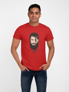 Majlumo ki Awaj banenge - Red - The Ertugrul Ghazi - 100% cotton t-shirt for Men with soft feel and a stylish cut