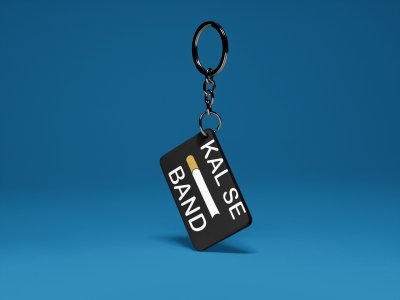Kal Se cigarette Band -Black -Designable Dialogues Keychain (Combo Set Of 2)