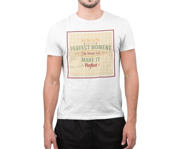 Perfect moment - White - printed T-shirts - Men's stylish clothing - Cool tees for boys