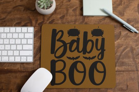 Baby Boo- Halloween Theme Mousepad