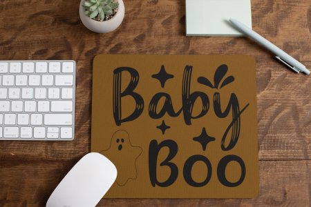 Baby Boo-Ghost- Halloween Theme Mousepad