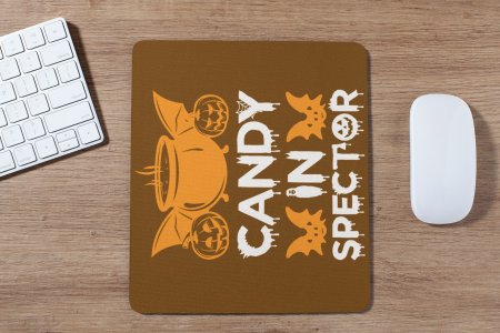 Candy in Spector-Pot With Bat Wings -Halloween Theme Mousepad