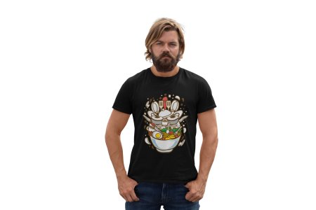 Messy Vessels and food -round crew neck cotton tshirts for men