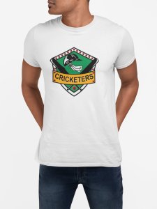 Cricketers - White - Printed - Sports cool Men's T-shirt