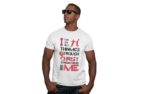 I can do all - White - Printed - Sports cool Men's T-shirt