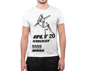 IPL 2022 - White - Printed - Sports cool Men's T-shirt