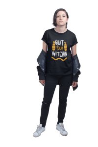 Quit your witchin - Printed Tees for Women's - designed for Halloween