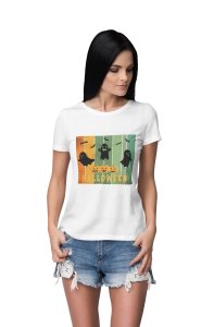 Halloween, Rectangle- Printed Tees for Women's -designed for Halloween