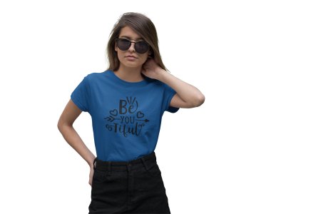 Be-you-tiful -printed cotton t-shirt - comfortable, stylish