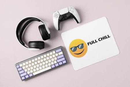 Full Chill Emoji- Emoji Printed Mousepad For Emoji Lovers