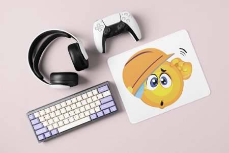 Engineer Emoji- Emoji Printed Mousepad For Emoji Lovers