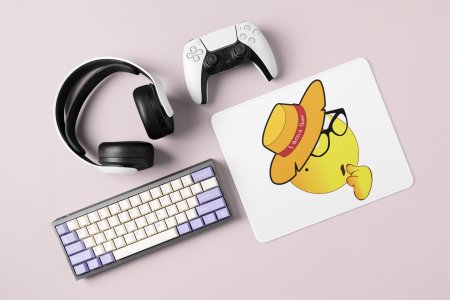I Am a Queen Emoji- Emoji Printed Mousepad For Emoji Lovers