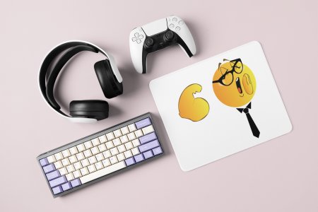 Strong Man Emoji- Emoji Printed Mousepad For Emoji Lovers