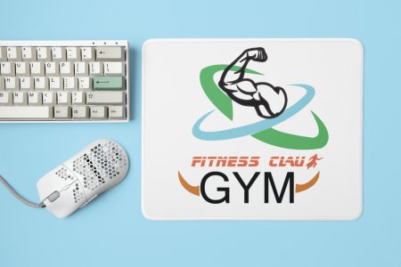 Fitness Claus, Gym - Printed Mousepads For Gym Lovers