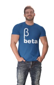Beta (Blue T) -Clothes for Mathematics Lover - Foremost Gifting Material for Your Friends, Teachers, and Close Ones