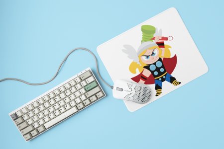 Thor - Printed animated creature Mousepads