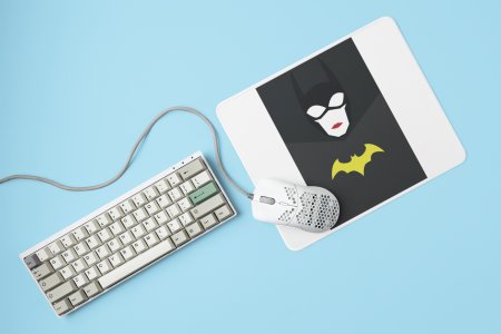 Batwoman (BG Black) - Printed animated creature Mousepads