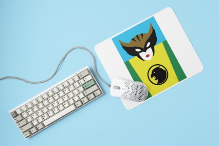 Hawkgirl - Printed animated creature Mousepads
