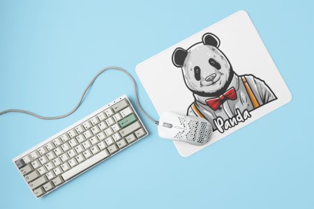 Gentle bear - Printed animated creature Mousepads