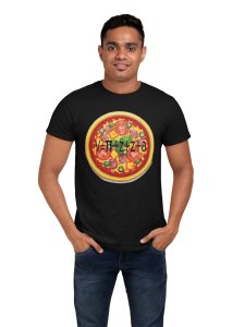 Pizza (Black T) - Clothes for Mathematics Lover - Foremost Gifting Material for Your Friends, Teachers, and Close Ones