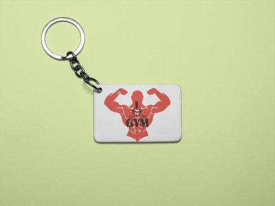 I Love The Gym - Printed Keychains for gym lovers