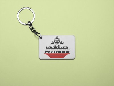 Unlimited Fitness - Printed Keychains for gym lovers