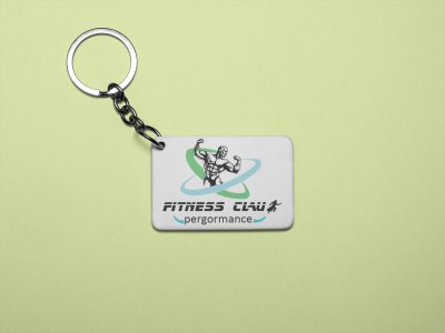 Fitness Club, Performance - Printed Keychains for gym lovers(Pack of 2)