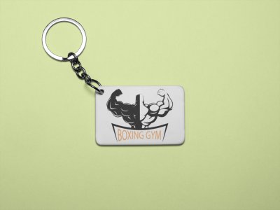 Boxing Gym - Printed Keychains for gym lovers(Pack of 2)