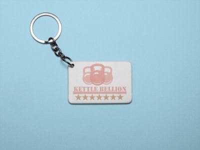 Kettle Bellion - Printed Keychains for gym lovers(Pack of 2)