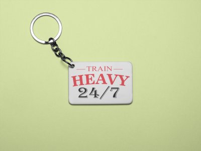 Train Heavy-Printed Keychains for gym lovers(Pack of 2)