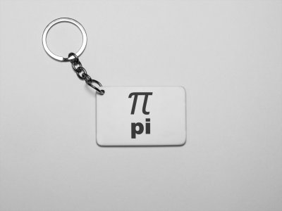 Pi -Printed Keychains For Mathematics Lover(Pack of 2)