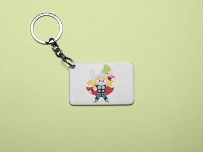 Thor - Printed animated creature Keychains For Animation Lovers(Pack of 2)