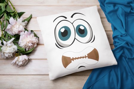 Teeth Blocked Emoji - Emoji Printed Pillow Covers For Emoji Lovers(Pack Of Two)