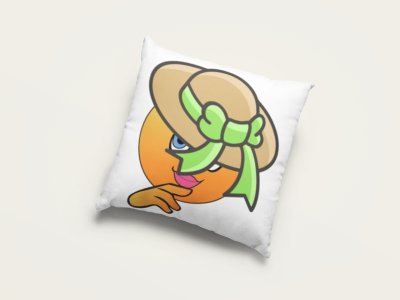 Shy Emoji - Emoji Printed Pillow Covers For Emoji Lovers(Pack Of Two)