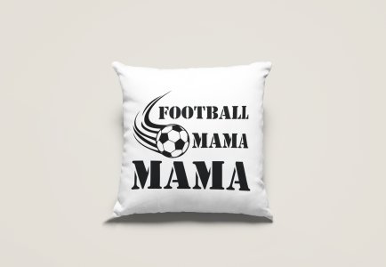 Football mama- Printed Pillow Covers (Pack Of Two)