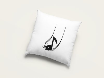 Music Notes - Special Printed Pillow Covers For Music Lovers(Combo Set of 2)