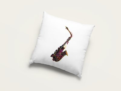 Saxophone - Special Printed Pillow Covers For Music Lovers(Combo Set of 2)
