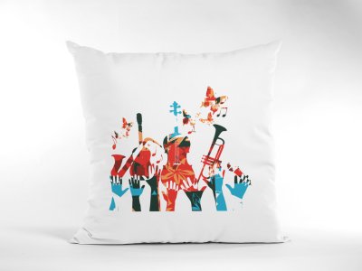 Musical Lover - Special Printed Pillow Covers For Music Lovers(Combo Set of 2)