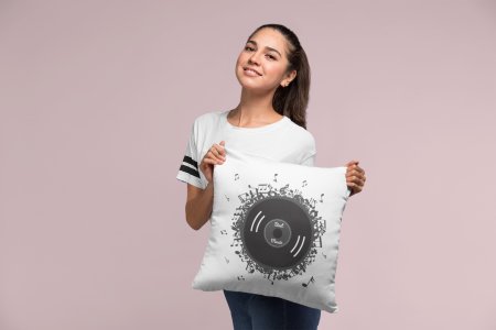 Best Music Beat- Special Printed Pillow Covers For Music Lovers(Combo Set of 2)