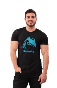 Aquarius symbol - Printed Zodiac Sign Tshirts - Made especially for astrology lovers people