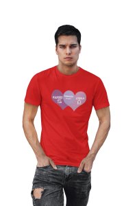 Cancer, Libra, Communicative couple (Red T) - Printed Zodiac Sign Tshirts - Made especially for astrology lovers people