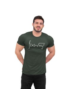 f(x)=Rootoverxy2 (Green T) -Clothes for Mathematics Lover - Foremost Gifting Material for Your Friends, Teachers, and Close Ones