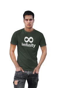 Infinity (Green T)- Clothes for Mathematics Lover - Suitable for Math Lover Person - Foremost Gifting Material for Your Friends, Teachers, and Close Ones