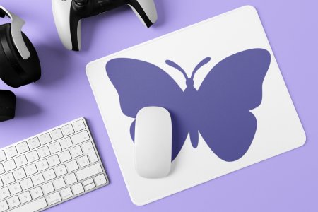 Purple butterfly - Printed animated Mousepad for animation lovers