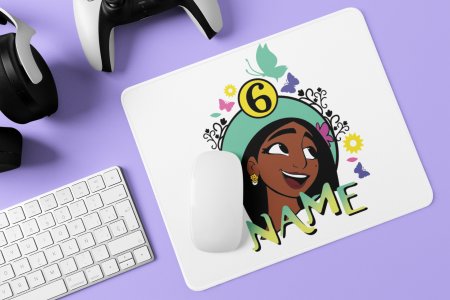 Isabella front look- Printed animated Mousepad for animation lovers